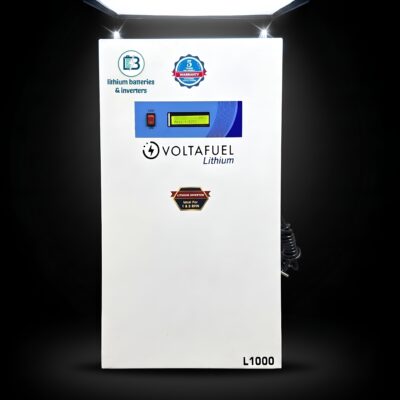 VOLTAFUEL L1000 1000VA with 1280Wh LiFePO4 Battery.